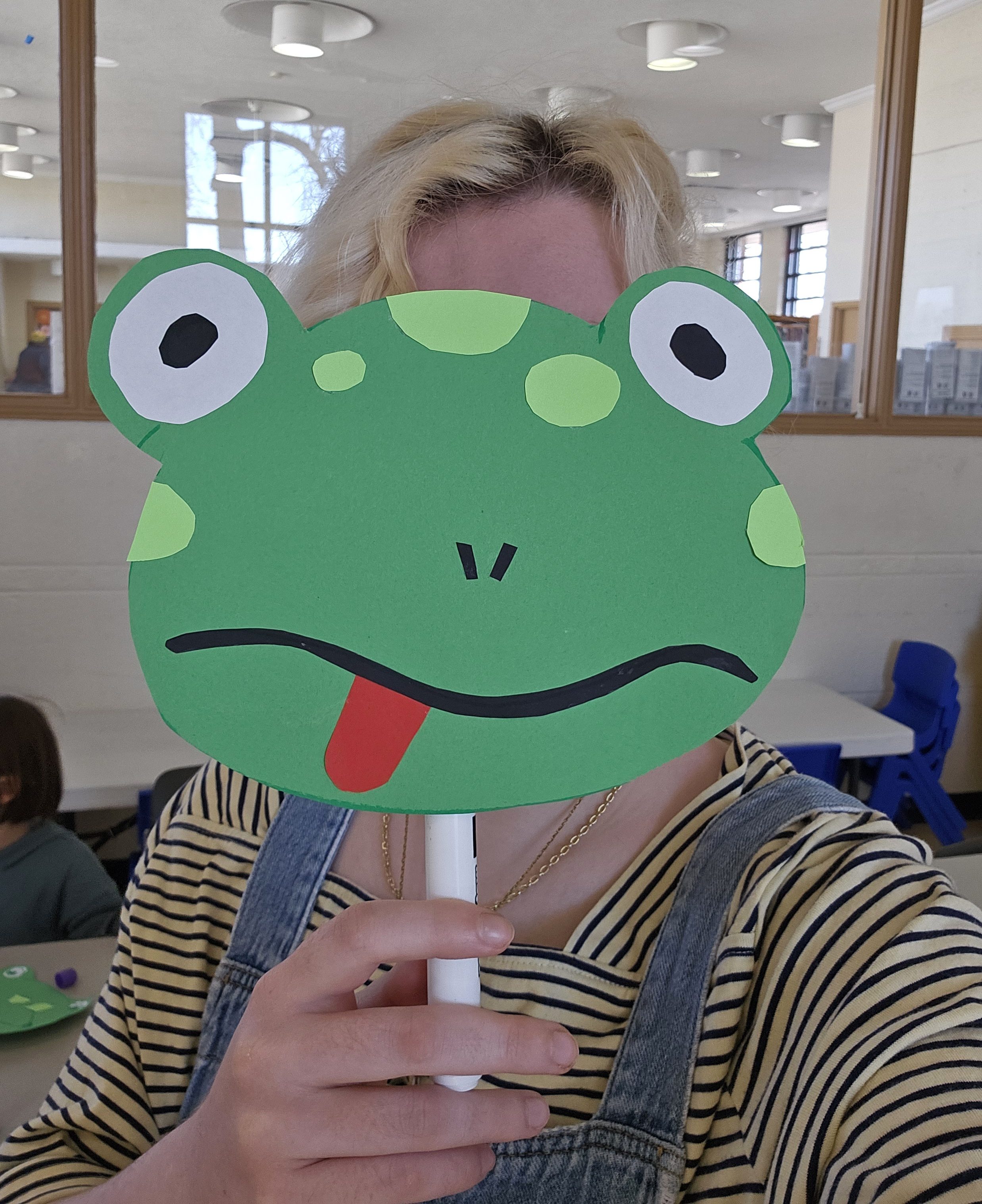 Frog paper mask